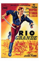 Rio Grande Movie Poster Print featuring classic film artwork.