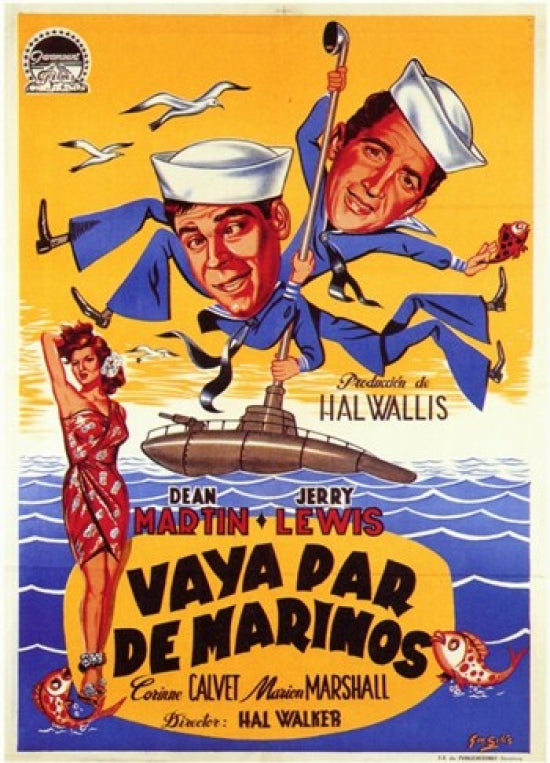 Sailor Beware Movie Poster Print featuring vibrant colors and classic design.