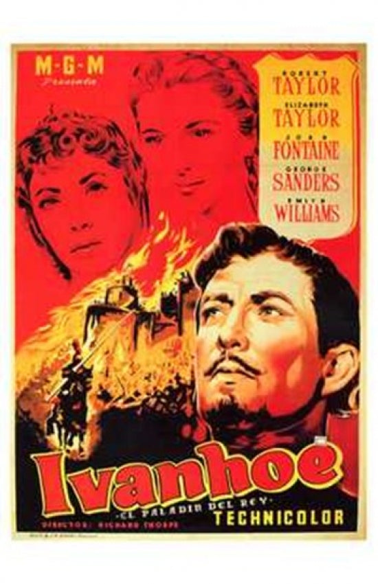 Ivanhoe Movie Poster - Classic Adventure Film Art Print