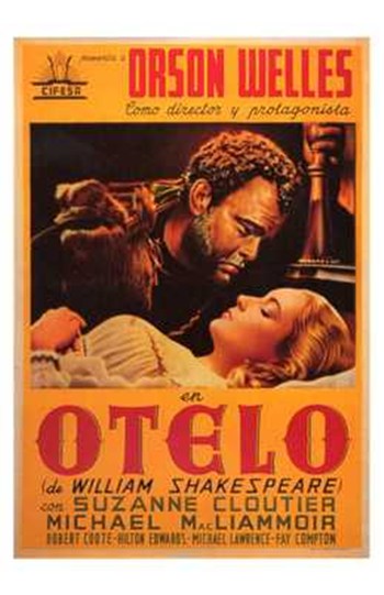 Othello Movie Poster Print showcasing classic drama artwork.