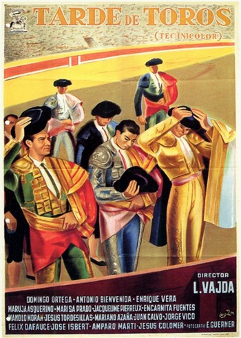 Tarde De Toros Movie Poster Print showcasing vibrant design.