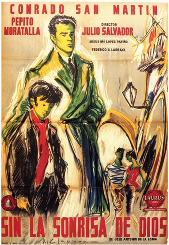 Sin La Sonrisa De Dios Movie Poster Print showcasing vibrant colors and stunning detail.