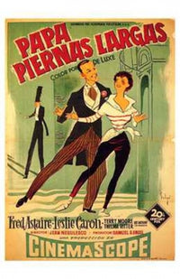 Daddy Long Legs Movie Poster Print showcasing classic cinematic charm.