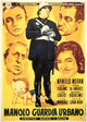 Manolo Guardia Urbano Movie Poster Print featuring urban themes.