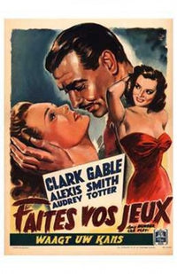 Any Number Can Play Movie Poster Print featuring classic film imagery.