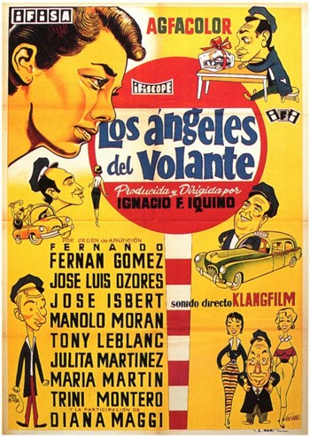 Los Angeles Del Volante Movie Poster Print showcasing vibrant colors and iconic design.