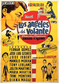Los Angeles Del Volante Movie Poster Print showcasing vibrant colors and iconic design.