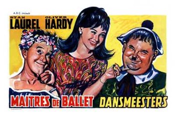 Dancing Masters Movie Poster Print showcasing vibrant colors and dance theme.
