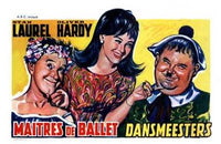 Dancing Masters Movie Poster Print showcasing vibrant colors and dance theme.