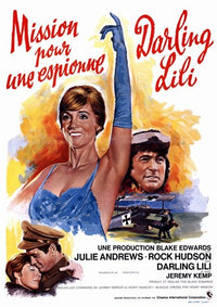 Darling Lili Movie Poster Print featuring vibrant colors and classic design.