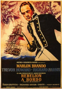 Mutiny on the Bounty Movie Poster Print showcasing classic film art.