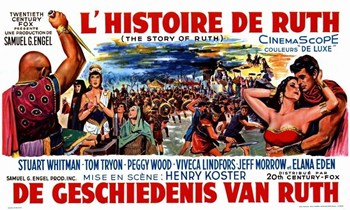 The Story of Ruth Movie Poster Print featuring vibrant imagery.