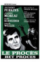 The Trial Movie Poster Print featuring dramatic imagery and classic film aesthetics.