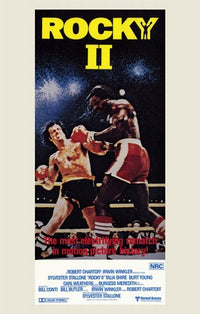 Rocky 2 Movie Poster Print showcasing the iconic film character Rocky Balboa