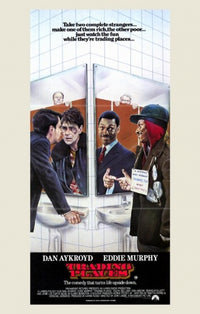 Trading Places Movie Poster Print featuring Eddie Murphy and Dan Aykroyd