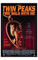 Twin Peaks Fire Walk with Me Movie Poster featuring iconic imagery.