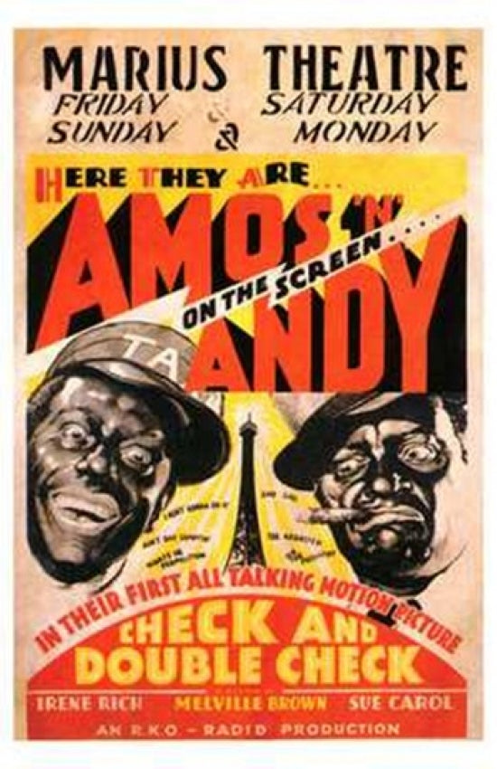 Check and Double Check Movie Poster Print showcasing classic cinema