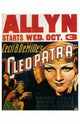 Cleopatra Movie Poster, vibrant print capturing ancient Egyptian themes.