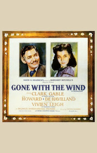 Gone with the Wind Movie Poster Print showcasing classic film art.