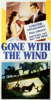 Gone with the Wind Movie Poster Print, classic film artwork