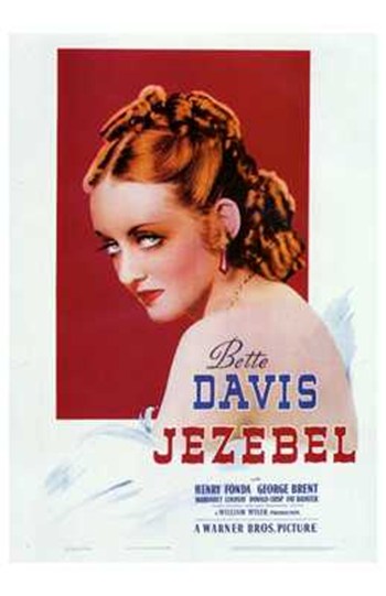 Jezebel Movie Poster showcasing classic film art