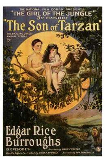 The Son of Tarzan Movie Poster - Style A from 1920