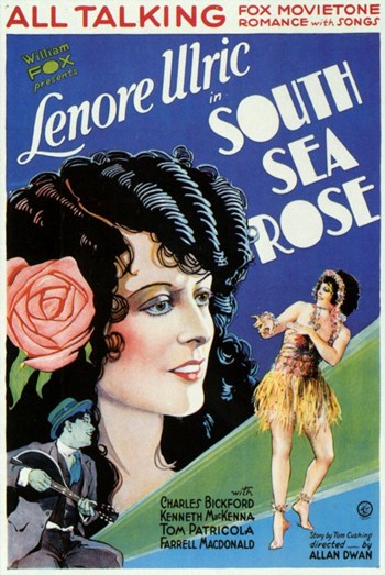 South Sea Rose Movie Poster Print showcasing vibrant tropical imagery.