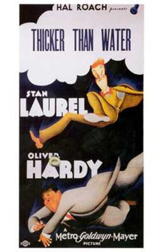 Thicker Than Water Movie Poster Print featuring dramatic artwork.