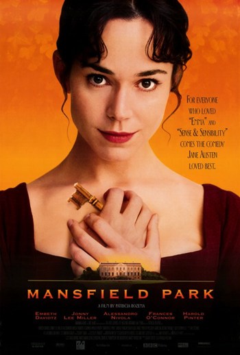 Mansfield Park Movie Poster Print showcasing classic literature adaptation.