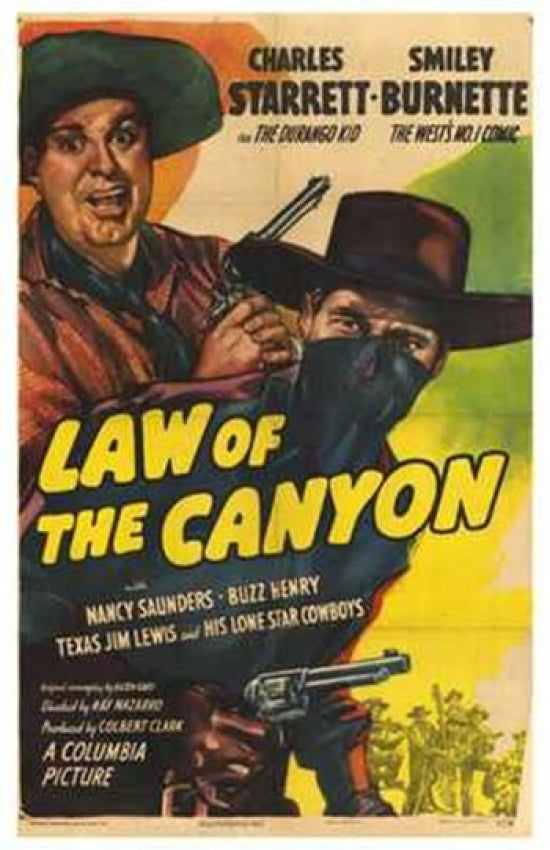 Law of the Canyon Movie Poster Print showcasing vibrant imagery.