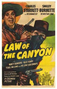 Law of the Canyon Movie Poster Print showcasing vibrant imagery.