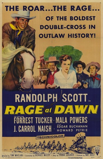 Rage At Dawn Movie Poster Print featuring dynamic imagery and vibrant colors.