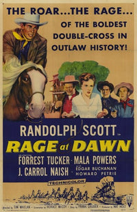 Rage At Dawn Movie Poster Print featuring dynamic imagery and vibrant colors.