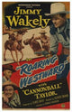 Roaring Westward Movie Poster Print - Wild West Adventure Artwork