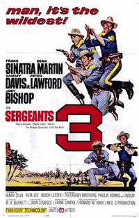 Sergeants 3 Movie Poster Print showcasing classic cinema artwork.