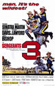 Sergeants 3 Movie Poster Print showcasing classic cinema artwork.