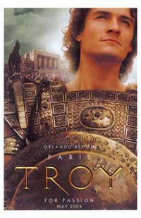 Troy Movie Poster Print featuring epic cinematic artwork.
