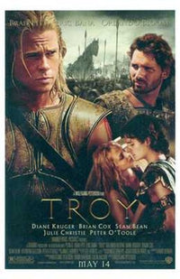 Troy Movie Poster Print showcasing epic historical drama