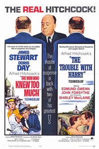 The Trouble With Harry movie poster print featuring classic film imagery.