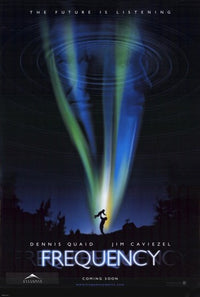 Frequency Movie Poster featuring dynamic imagery and vibrant colors.