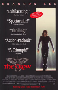 The Crow Movie Poster Print showcasing dark cinematic themes.