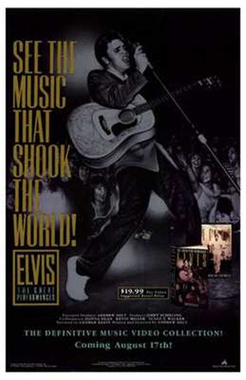 Elvis Presley movie poster featuring The King of Rock and Roll.