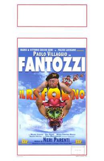 Fantozzi Il Ritorno Movie Poster Print featuring vibrant colors and classic design.