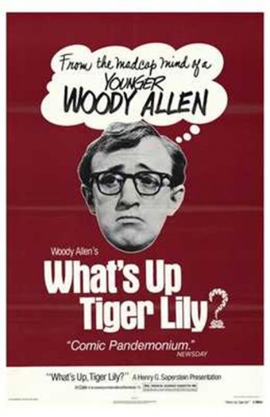 What's Up Tiger Lily Movie Poster Print featuring colorful design.