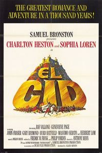 El Cid Movie Poster Print showcasing iconic cinematic artwork.