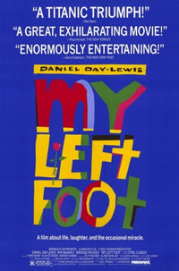 My Left Foot Movie Poster Print showcasing the iconic film.