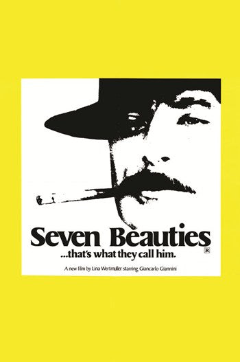 Seven Beauties Movie Poster Print showcasing vibrant imagery.