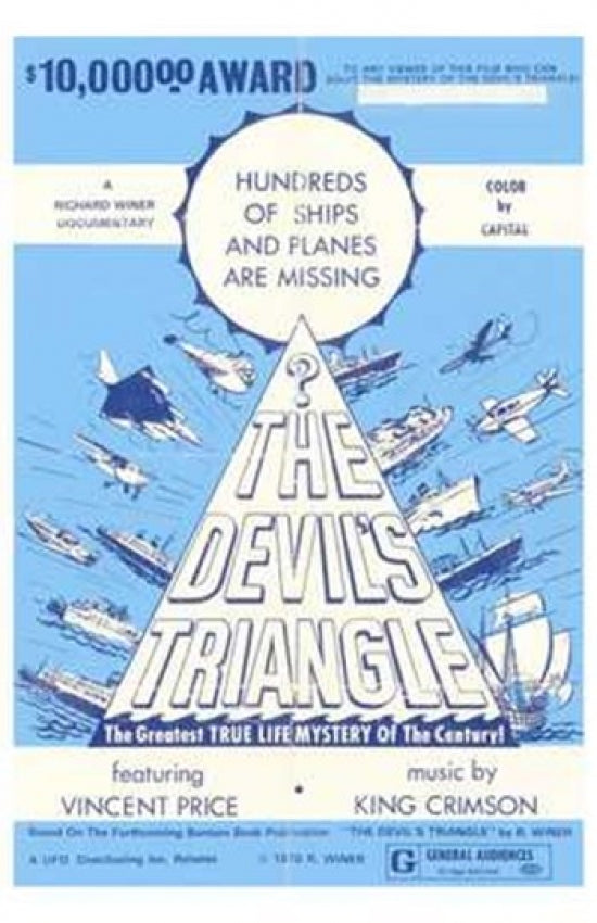 The Devil's Triangle Movie Poster Print featuring mystery and intrigue.