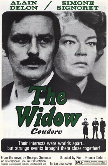 Widow Couderc Movie Poster Print showcasing cinematic artwork.