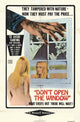 Don't Open the Window movie poster print showcasing suspenseful design.
